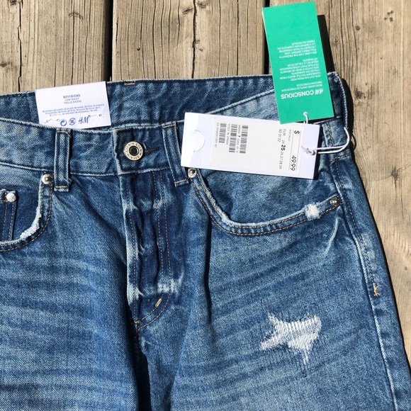 NWT H&M Concious Boyfriend jeans - Picture 4 of 8